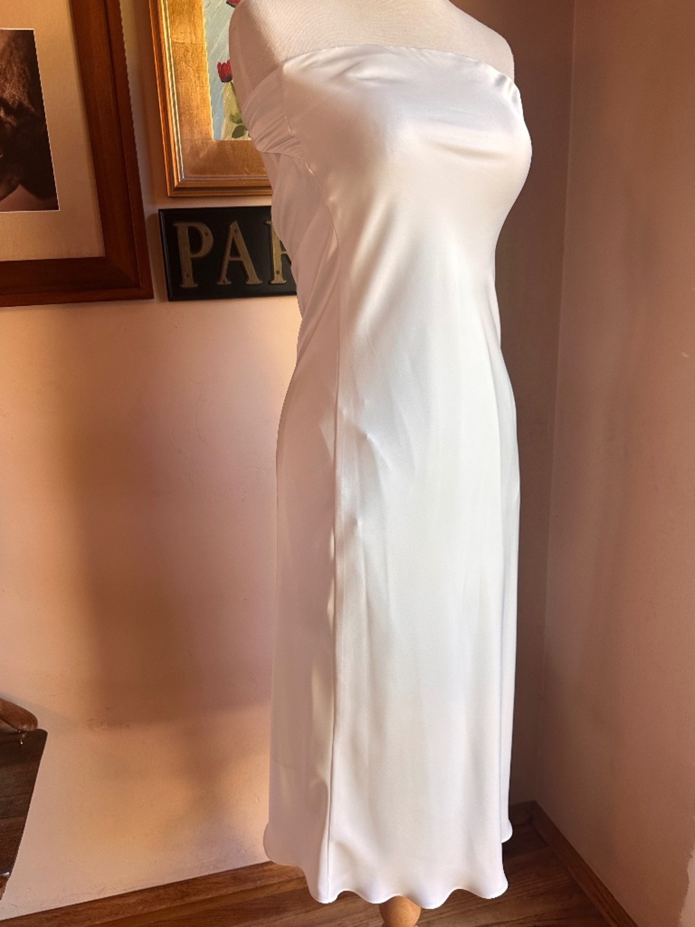 NWT Ramy Brook Ivory Strapless Slip Dress Size XXS Originally $495